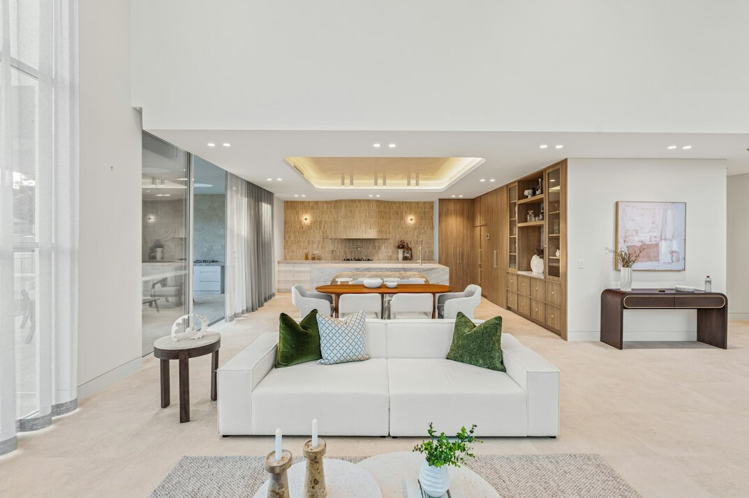 luxury celebrity mansion living room